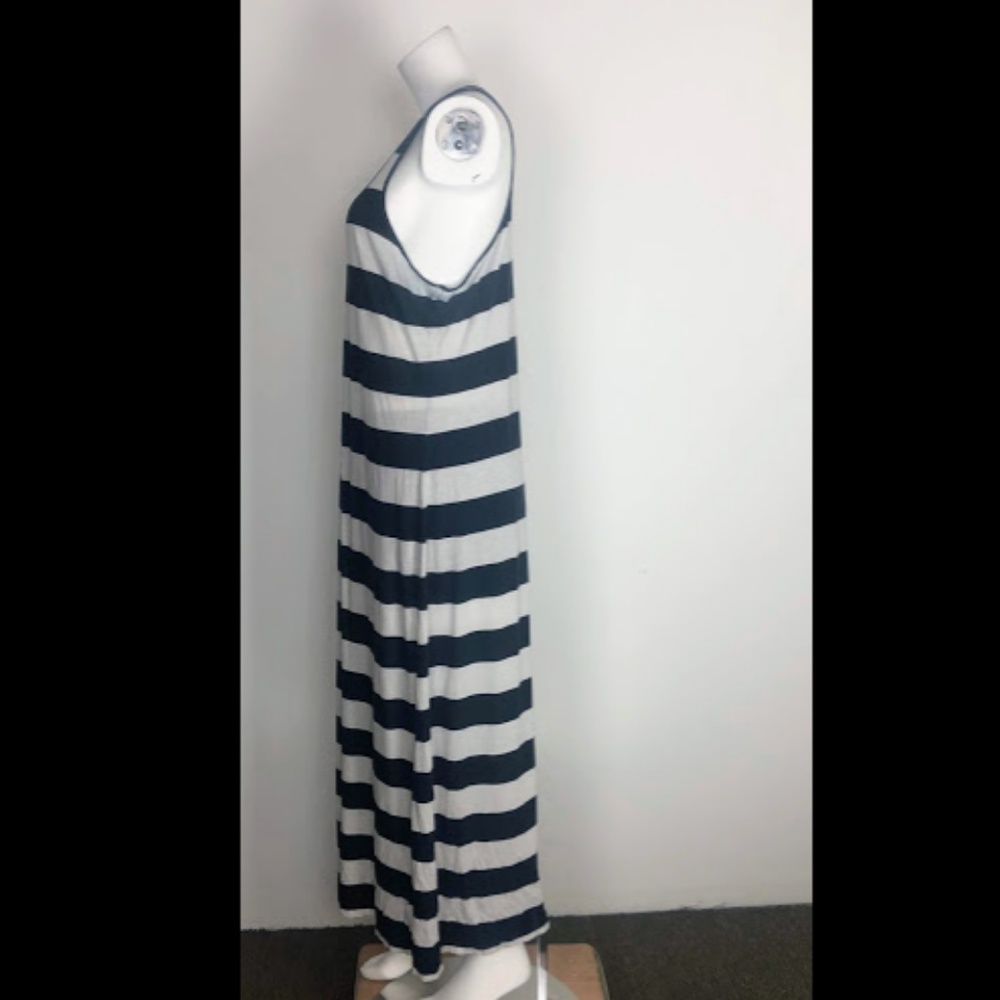 Ralph Lauren Denim & Supply Navy Ivory Stripe Maxi - Picture 4 of 6
